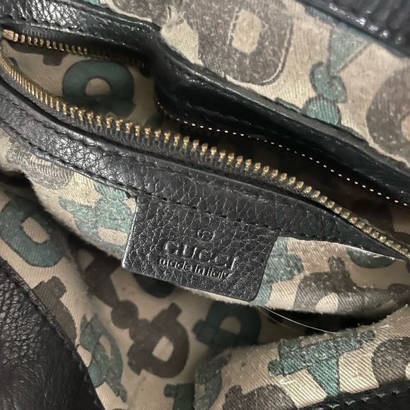 Gucci Black Leather Indy Bag - Picture 3 of 6